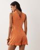 Miss Selfridge Miss Selfridge eyelet ruffle trim romper in orange - 3