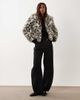 Miss Selfridge Miss Selfridge faux fur coat in dalmatian print-Multi - 2