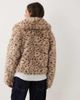 Miss Selfridge Miss Selfridge faux fur cropped jacket in animal print-Multi - 3
