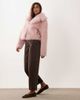 Miss Selfridge Miss Selfridge faux fur cropped jacket in pink - 2