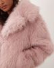 Miss Selfridge Miss Selfridge faux fur cropped jacket in pink - 3