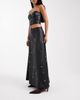 Miss Selfridge Miss Selfridge faux leather studded maxi skirt in black - 2
