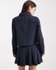 Miss Selfridge Miss Selfridge femme denim trucker jacket in navy wash - part of a set-Blue - 3