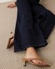 Miss Selfridge Miss Selfridge flare denim jean in indigo - part of a set-Blue - 4