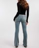 Miss Selfridge Miss Selfridge flare jeans in dirty wash-Blue - 2