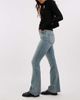 Miss Selfridge Miss Selfridge flare jeans in dirty wash-Blue - 3