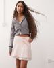 Miss Selfridge Miss Selfridge flippy mini skirt with bows in pink - 2