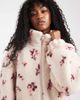 Miss Selfridge Miss Selfridge floral borg zip through jacket-Multi - 3