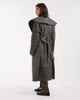 Miss Selfridge Miss Selfridge formal shawl collar wrap coat in herringbone-Multi - 4