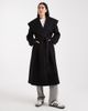 Miss Selfridge Miss Selfridge formal wrap coat in black - 1