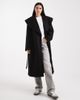Miss Selfridge Miss Selfridge formal wrap coat in black - 2