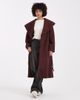 Miss Selfridge Miss Selfridge formal wrap coat in chocolate-Brown - 1