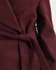 Miss Selfridge Miss Selfridge formal wrap coat in chocolate-Brown - 2