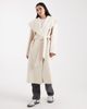 Miss Selfridge Miss Selfridge formal wrap coat in cream-White - 2