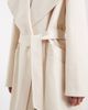 Miss Selfridge Miss Selfridge formal wrap coat in cream-White - 3