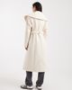 Miss Selfridge Miss Selfridge formal wrap coat in cream-White - 4