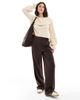 Miss Selfridge Miss Selfridge frill collar balloon sleeve sweater in cream-Neutral - 4
