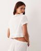 Miss Selfridge Miss Selfridge frill detailing beach shirt in white - part of a set - 2