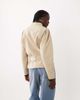 Miss Selfridge Miss Selfridge funnel neck cinched waist cropped trench coat in stone-Neutral - 3
