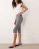 Miss Selfridge Miss Selfridge gingham capris in black and white - part of a set-Multi - 1