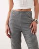 Miss Selfridge Miss Selfridge gingham capris in black and white - part of a set-Multi - 3