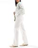 Miss Selfridge Miss Selfridge heart pocket straight leg jeans-White - 3