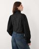 Miss Selfridge Miss Selfridge jacquard victoriana jacket in black - 4