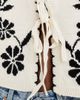 Miss Selfridge Miss Selfridge knit floral jacquard vest in cream-White - 2