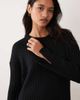 Miss Selfridge Miss Selfridge knit ribbed cozy mini dress in black - 3