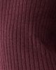 Miss Selfridge Miss Selfridge knit ribbed cozy mini dress in plum-Purple - 3