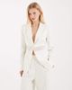 Miss Selfridge Miss Selfridge lace insert cinch blazer in ivory - part of a set-White - 1