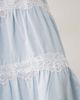 Miss Selfridge Miss Selfridge lace mix chambray maxi skirt in light blue wash - 4