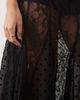Miss Selfridge Miss Selfridge lace mix godet maxi skirt in black - 3
