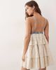 Miss Selfridge Miss Selfridge lace mix mini dress in blue wash - 2