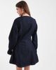 Miss Selfridge Miss Selfridge long sleeve denim dress in indigo wash-Navy - 2