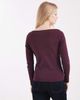 Miss Selfridge Miss Selfridge longer line ribbed cardigan in plum-Green - 4