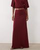 Miss Selfridge Miss Selfridge maxi skirt in plum - part of a set-Purple - 2