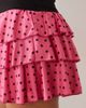 Miss Selfridge Miss Selfridge mini rara skort in pink polka dot print - part of a set - 4