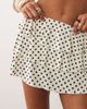 Miss Selfridge Miss Selfridge mini rara skort in polka dot print - part of a set-White - 4
