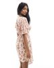 Miss Selfridge Miss Selfridge mini tea dress in orange vintage floral-Multi - 3