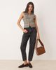 Miss Selfridge Miss Selfridge mom jeans in black wash - 1