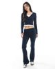Miss Selfridge Miss Selfridge navy kickflare pants - part of a set - 1