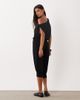 Miss Selfridge Miss Selfridge off the shoulder capri jumpsuit in black - 4