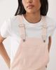 Miss Selfridge Miss Selfridge overall romper in baby pink wash - 2