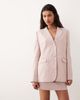 Miss Selfridge Miss Selfridge oversized blazer in pink - part of a set - 3