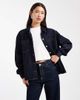 Miss Selfridge Miss Selfridge oversized denim shirt in indigo-Blue - 1