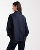 Miss Selfridge Miss Selfridge oversized denim shirt in indigo-Blue - 3