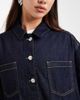 Miss Selfridge Miss Selfridge oversized denim shirt in indigo-Blue - 4