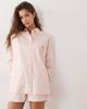 Miss Selfridge Miss Selfridge oversized shirt in pink stripes - part of a set-Multi - 1