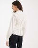 Miss Selfridge Miss Selfridge pleat detail fitted shirt in white - 4
